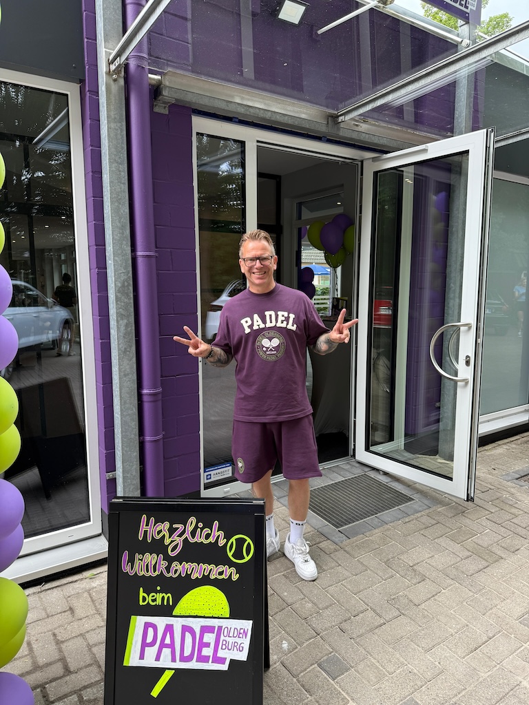 Kai-Uwe, Inhaber des Padel-Clubs