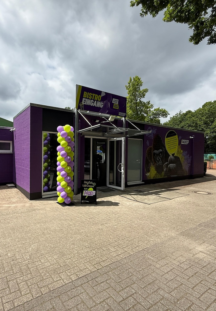 Unser Eingangsbereich von Padel-Oldenburg